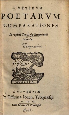 Veterum poëtarum comparationes : in usum studiosae iuventutis collectae