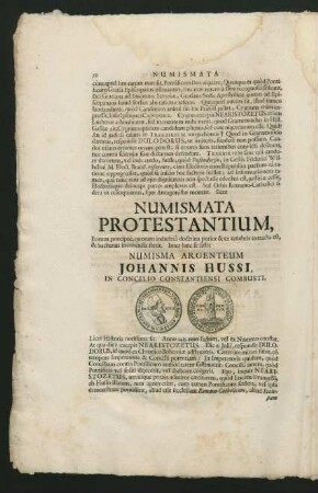 Numismata Protestantium,