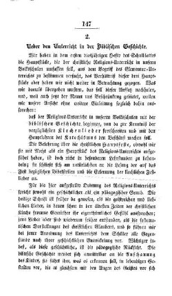 Ueber den Unterricht in der Biblischen Geschichte