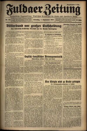Ausgabe vom Dienstag, den 03. September 1935.