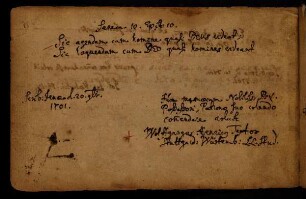 Textor, Wolfgang Heinrich [aus Stuttgart; Jurastudent in Jena]. Jena, 20.11.1701.