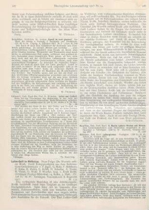 187-188 [Rezension] Rolffs, Ernst (Hrsg.), Luther-Geist im Weltkriege. Neue Folge: Die Wurzeln unserer Kraft. Zwölf Kriegspredigten aus dem Reformations-Gedächtnis