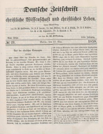 161-165 Aus der römsichen Campagna : Schluß