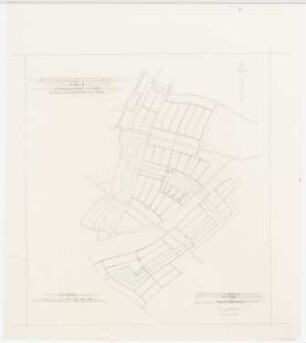 Aufgabe Stadterweiterung, Sommersemester 1932: Lageplan 1:5000