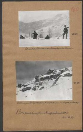 Schneeschuhpatrouille in den Siebenbürgischen Karpathen