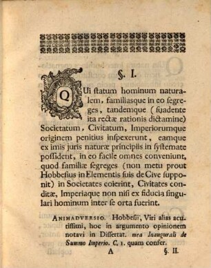 Diss. brevis, sistens naturam et radicem iudicii possessorii, tum ex iuris nat. tum iuris positivi principiis petitam