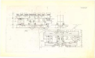 Döllgast, Hans; München; Barerstr.; Neue Pinakothek - Grundrisse UG; OG