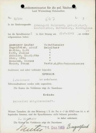 Holzherr, Irmengard