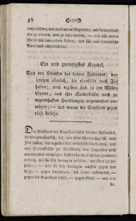 Ein und zwanzigstes Kapitel. - Sieben und zwanzigstes Kapitel.