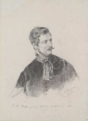 Bildnis Ranftl, Matthias (1805-1854), Maler