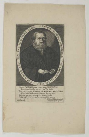Bildnis des Iohann Fabricius