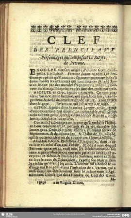 Clef Des Principaux