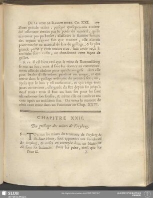 Chapitre XXII. Du grillage des mines de Freyberg