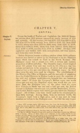 Chapter V. Capital