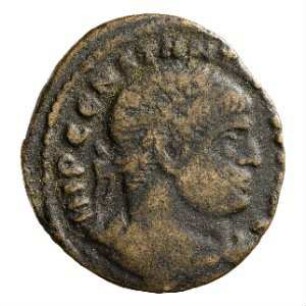 Münze, Follis, Aes 2, Ende 312 - 313 n. Chr.