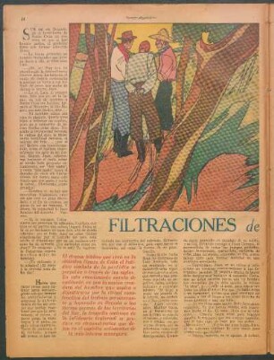 Filtraciones de abajo : Novela corta de Santiago Fuster Castresoy