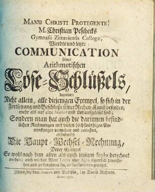 Arithmetischer Löse-Schlüssel, 4