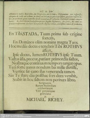 Gratulationsgedicht