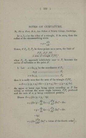 Notes on curvature.