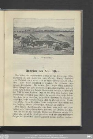 I. Arabien vor dem Islam.
