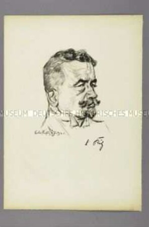 Bildnis des Politikers Wilhelm Külz