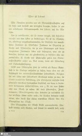 [IV.] Was ist Leben?