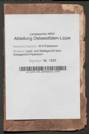 Erblasser: Wendt, Otto Karl ; Erblasser: Gockel, Auguste: