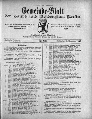 1909,46: No. 46, 14. November 1909