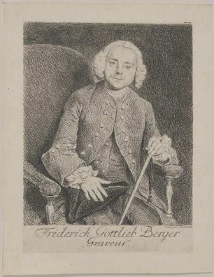 Bildnis des Friderich Gottlieb Berger
