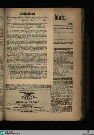 Karlsruher Tagblatt, Kirchenblatt für die evangelische Stadtgemeinde Karlsruhe No. 4