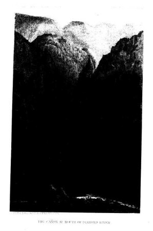 Big Cañon at mouth of Diamond River