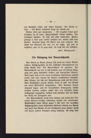 90-110, Die Erlegung des Bauernschrecks - Die Gefangennahme des Fliegers Garros