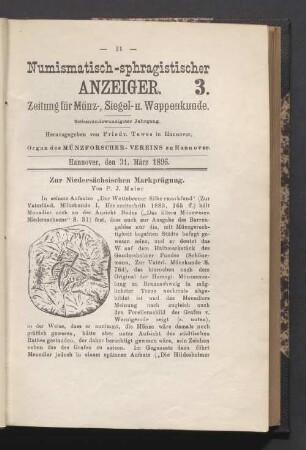 3. 31. März 1896