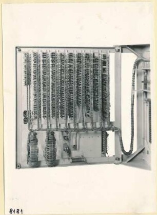 Bewag-Fernsteuerung Teilansicht 6; Foto 1953