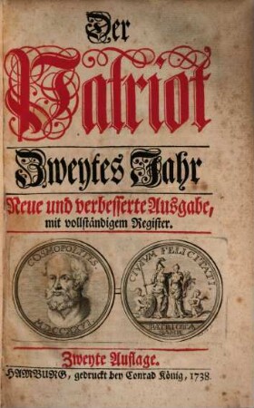 Der Patriot. 2. 1725 (1738)