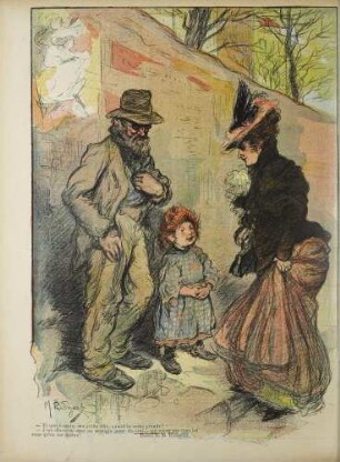 - Et que feras-tu, ma petite fille, quand tu seras grande? - J'me marierai avec un aveugle pour de vrai... qui verra pas tous les sous qu'on me donne.