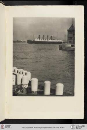[Alfred Stieglitz, IV. The Mauretania (1910), photogravure from the original negative]