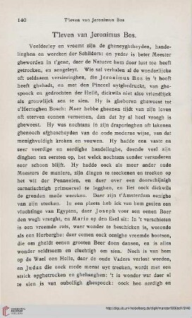 T‘leven van Jeronimus Bos