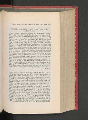 Power Distribution, Traction, And Lightning.