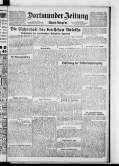 Dortmunder Zeitung. 1874-1939