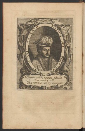 Schach Sefi Persarum Rex Aetatis Suae. XXVII