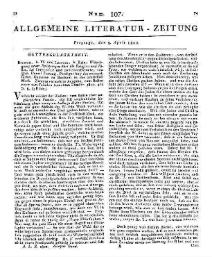 Bescherer, C. C. L.: Hat der Landmann Sachsens wohl Recht, wenn er sich der Einführung neuer Gesangbücher widersetzt? Einige Bemerkungen für Landleute mit besonderer Hinsicht auf die Landleute des Stifts Naumburg-Zeitz. Zeitz: Webel 1801