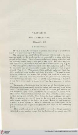 Chapter II: The Architecture