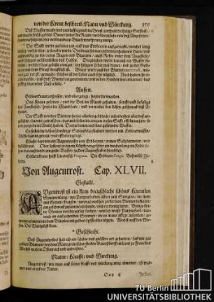 Cap. XLVII. Von Augentrost.