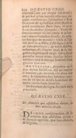 Quaestio CXIV. D eamicitia quae affabilitas dicitur, in duos articulos divisa.