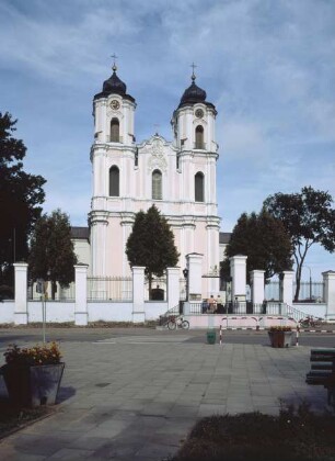 Ehemalige Dominikanerklosteranlage, Katholische Kirche Mariä Heimsuchung und Sankt Georg, Seinai, Polen