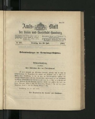 No. 107. 20. Juli. 1902.