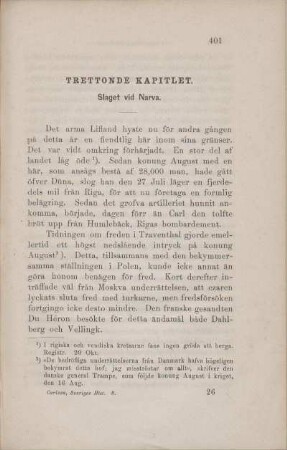 Trettonde Kapitlet. Slaget vid Narva.
