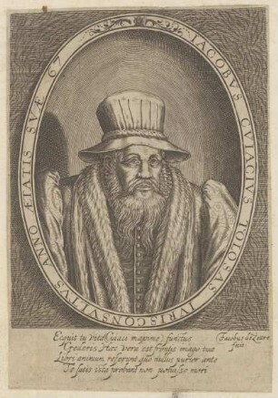 Bildnis des Iacobus Cuiacius