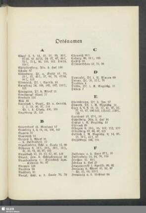 Ortsnamen